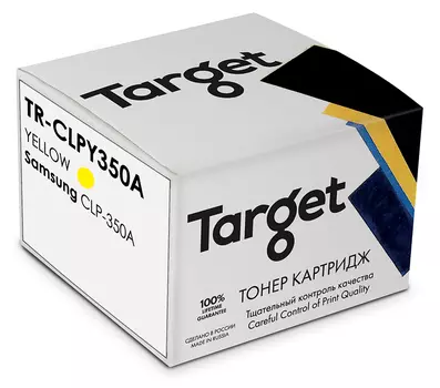 Картридж лазерный Target TR-CLPY350A (CLP-Y350A), желтый, 2000 страниц, совместимый для Samsung CLP-350/CLP-350N/CLP-351NK с чипом