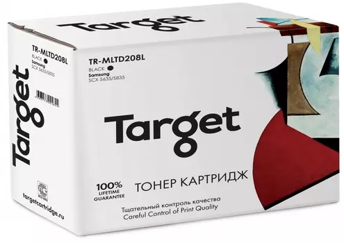 Картридж лазерный Target TR-MLTD208L (MLT-D208L), черный, 10000 страниц, совместимый для Samsung SCX-5635FN/5835FN с чипом