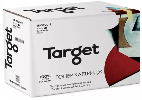 Картридж лазерный Target TR-SP201E (SP201E), черный, 1000 страниц, совместимый для Ricoh Aficio SP220 с чипом