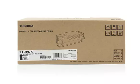 Картридж лазерный Toshiba T-FC34E-K/6A000001783, черный, 15000 страниц, оригинальный для Toshiba e-STUDIO287CS/347CS/407CS