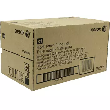Картридж лазерный Xerox 006R01046, черный, 2 шт. шт., 64000 страниц, оригинальный для Xerox WorkCentre M45, 5030/5050, 5735/5740/5745/5755, 5645/5655, 5632/5638, 5135/5150, M35, M55, 232/238, 245/255 WorkCentre Pro 245/255, 232/238, 45, 55, 35 CopyCentre 232/238, C55 Digital Copier, C35 Digital Copier, C45 Digital Copier, 245/255