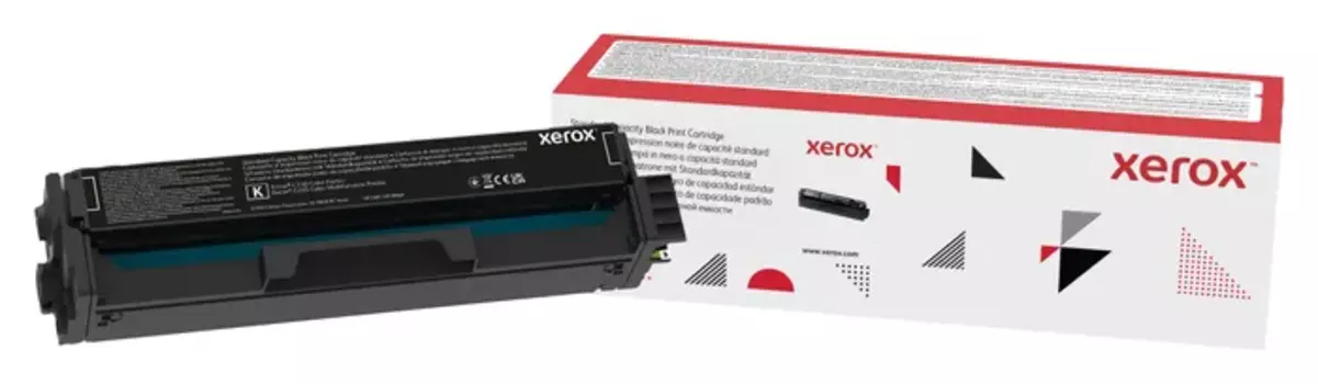 Картридж лазерный Xerox 006R04383, черный, 1500 страниц, оригинальный для Xerox C230/C235, европейская версия без чипа