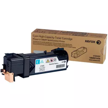 Картридж лазерный Xerox 106R01456, голубой, 1шт., 2500 страниц, оригинальный, для Xerox Phaser 6128MFP