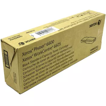 Картридж лазерный Xerox 106R02252, черный, 1шт., 3000 страниц, оригинальный, для Xerox Phaser 6600, WorkCentre 6605