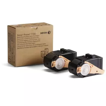 Картридж лазерный Xerox 106R02612, черный, 2 шт. шт., 5000 страниц, оригинальный для Xerox Phaser 7100