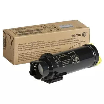 Картридж лазерный Xerox 106R03487/106R03487, желтый, 2400 страниц, оригинальный для Xerox Phaser 6510/WC 6515