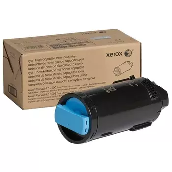 Картридж лазерный Xerox 106R03884, голубой, 9000 страниц, оригинальный для Xerox VersaLink C500/C505