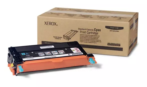 Картридж лазерный Xerox 113R00719, голубой, 2000 страниц, оригинальный для Xerox Phaser 6180, 6180MFP