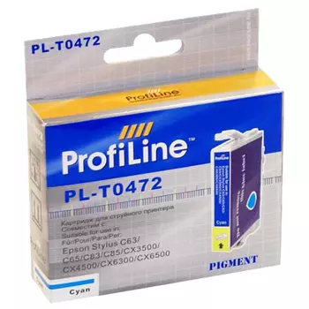 Картридж струйный ProfiLine PL-047240-C (47240), голубой, совместимый, 250 страниц, для Epson C63