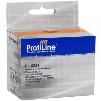Картридж ProfiLine PL-0821-Bk для Epson R290/R390/RX590/RX610/RX690/TX700W/TX800FW/T50, Черный