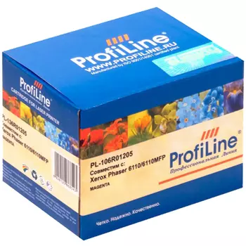 Картридж лазерный ProfiLine PL-106R01205 (106R01205), пурпурный, 1000 страниц, совместимый для Xerox Phaser 6110/6110MFP
