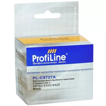 Картридж ProfiLine PL-C8727A для DJ 3320/3420/3845, черный (IRH132BPFJ//HIN27)