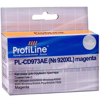 Картридж струйный ProfiLine PL-CD973AE (CD973AE/CD973AE), пурпурный, совместимый, 700 страниц, для HP OJ 6000/6500/7000