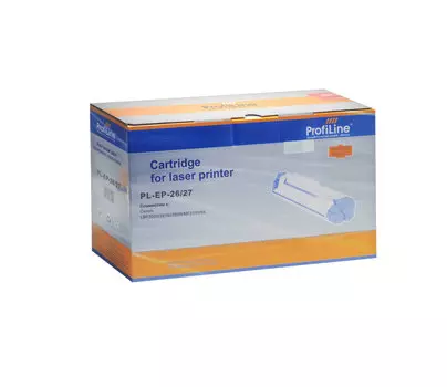 Картридж лазерный ProfiLine PL-EP-26/27 (EP-26/27), черный, 2500 страниц, совместимый для Canon LBP3200/3210/300N/MF3110/5530/5550/5630/5650/5730/5770/3112/3220/3222/3240