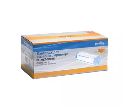 Картридж лазерный ProfiLine PL-MLT-D104S (MLT-D104S), черный, 1500 страниц, совместимый для Samsung ML-1666/1660/1661/1665/1676/1670/1673/1674/1678/1860/1861/1865W/SCX3201/3206/3217/3218/3200/SCX-3205w