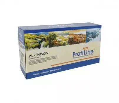 Картридж лазерный ProfiLine PL-TN-2235 (TN-2235), черный, 1200 страниц, совместимый для Brother HL-2130/2130R/2132/2132R/2135W/2220/2230/2240/2242D/2250/2270DW/2280DW/MFC-7360/7360N/7460DN/7860DW/DCP-7055/7055R/7055WR/7057/7057R/7060D/7060DR/7065DN/7070D/FAX-2840/2845R/2940 1200