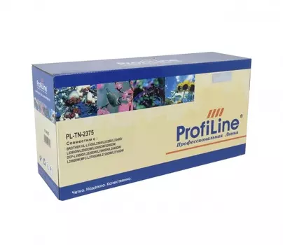 Картридж лазерный ProfiLine PL-TN-2375 (TN-2375), черный, 2600 страниц, совместимый для Brother HL-L2300DR/HL-L2340DWR/HL-L2360DNR/HL-L2365DWR/DCP-L2500DR/DCP-L2520DWR/DCP-L2540DNR/DCP-L2560DWR/MFC-L2700DWR/MFC-L2720DWR/MFC-L2740DWR/DCP-L2500/DCP-L2520/DCP-L2540/DCP-L2560/HL-L2360/HL-L2365/HL-L2340/HL-L2300/MFC-L2700/MFC-L2720/MFC-L2740/HL-L2380/MFC-L2700DNR