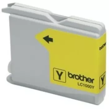 Картридж струйный Brother LC1000Y, желтый, оригинальный, ресурс 400 страниц, для DCP-130C, DCP-330C, DCP-350C, DCP-357C, DCP-540CN, DCP-560CN, DCP-750CW, DCP-770CW, MFC-240C, MFC-440CN, MFC-465CN, MFC-660CN, MFC-680CN, MFC-845CW, MFC-885CW, MFC-3360C, MFC-5460CN, MFC-5860CN FAX-1355, FAX-1360, FAX-1460, FAX-1560