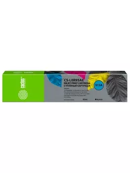 Картридж струйный Cactus CS-L0R95AE (№913A/L0R95AE), черный, совместимый, 85мл, для PW 352dw/377dw/Pro 477dw/452dw