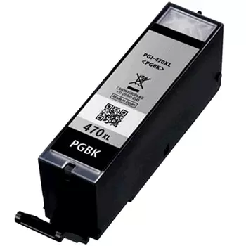 Картридж струйный Cactus CS-PGI470XLBK (PGI-470XLBK), черный, совместимый, 500 страниц, для Canon PIXMA-MG5740 / MG6840 / MG7740