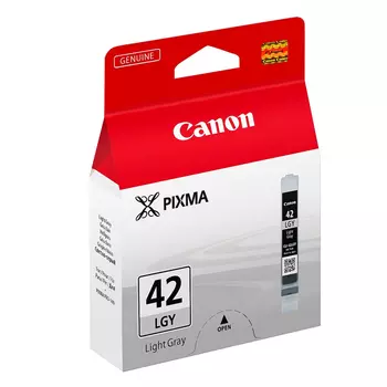 Картридж струйный Canon CLI-42LGY (6391B001), светло-серый, оригинальный, объем 13 мл, ресурс 835 фото 10x15 для Canon Canon PIXMA-PRO-100