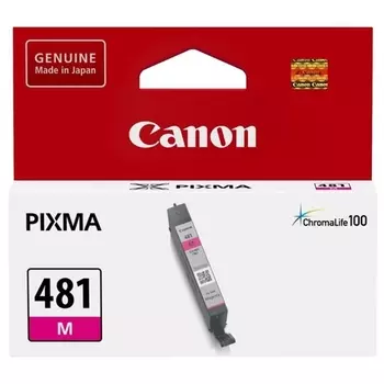 Картридж струйный Canon CLI-481 M (2099C001), пурпурный, оригинальный, ресурс 237 страниц для Canon Canon Pixma TS6140 / TS8140TS / TS9140 / TR7540 / TR8540