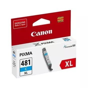 Картридж струйный Canon CLI-481XL C (2044C001), голубой, оригинальный, ресурс 515 страниц для Canon Canon Pixma TS6140 / TS8140TS / TS9140 / TR7540 / TR8540