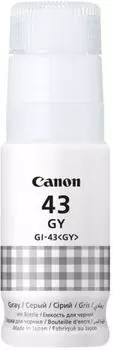 Чернила Canon GI-43GY, 60 мл, серый, оригинальные для Canon Pixma G540/G640 (4707C001)