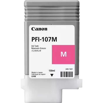Картридж струйный Canon PFI-107M (6707B001), пурпурный, оригинальный, объем 130 мл для Canon Canon imagePROGRAF-iPF680 / iPF685 / iPF780 / iPF785