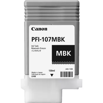 Картридж струйный Canon PFI-107MBK (6704B001), матовый черный, оригинальный, объем 130 мл для Canon Canon imagePROGRAF-iPF680 / iPF685 / iPF780 / iPF785
