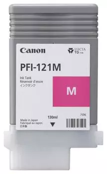 Картридж струйный Canon PFI-121 (6267C001), пурпурный, оригинальный, объем 130 мл для Canon imagePROGRAF TM-350/imagePROGRAF TM-255