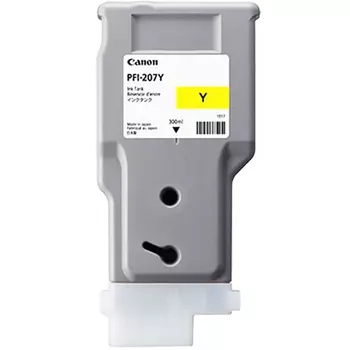 Картридж струйный Canon PFI-207Y (8792B001), желтый, оригинальный, объем 300 мл для Canon Canon imagePROGRAF-iPF680 / iPF685 / iPF780 / iPF785