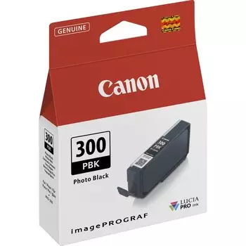 Картридж струйный Canon PFI-300PBK EUR/OCN (4193C001), фото черный, оригинальный, объем 14 мл для IMAGEPROGRAF PRO-300