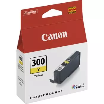 Картридж струйный Canon PFI-300Y EUR/OCN (4196C001), желтый, оригинальный, объем 14 мл для IMAGEPROGRAF PRO-300