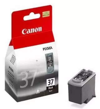 Картридж струйный Canon PG-37 (2145B005), черный, оригинальный, объем 11 мл, ресурс 220 страниц для Canon Canon PIXMA-iP1800 / iP1900 / iP2500 / iP2600 / MP140 / MP190 / MP210 / MP220 / MX300 / MX310