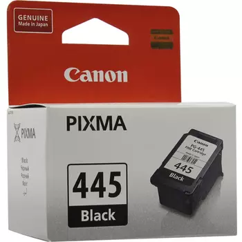 Картридж струйный Canon PG-445 (8283B001), черный, оригинальный, объем 8 мл, ресурс 180 страниц для Canon Canon PIXMA-iP2840 / MG2440 / MG2540 / MG2940 / MX494