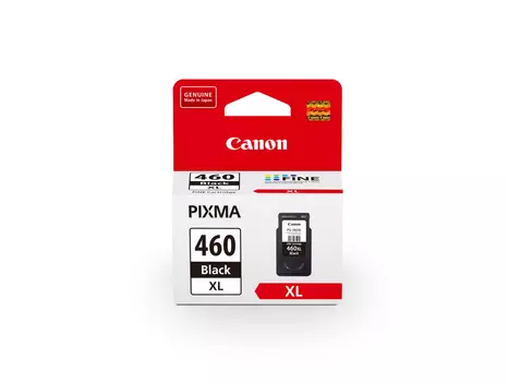 Картридж струйный Canon PG-460XL (3710C001), черный, оригинальный, объем 14мл, для Canon Pixma MG5740