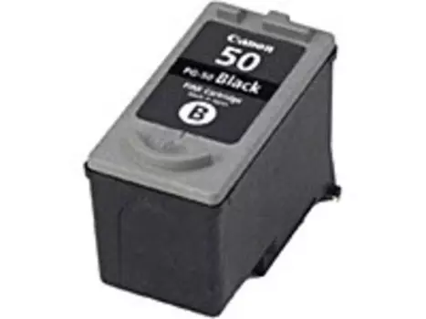 Картридж струйный Canon PG-50 (0616B001), черный, оригинальный, ресурс 412 страниц для Canon Canon FAX-JX200 / JX210 / JX500 / JX510, MultiPASS-450, PIXMA-iP2200 / MP150 / MP160 / MP170 / MP180 / MP450 / MP460 / MX300 / MX310