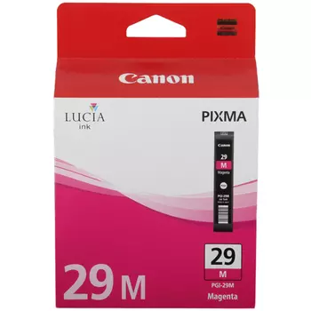 Картридж струйный Canon PGI-29M (4874B001), пурпурный, оригинальный, ресурс 281 страниц, для Canon PIXMA-PRO-1