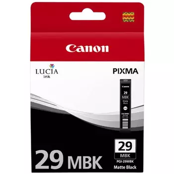 Картридж струйный Canon PGI-29MBK (4868B001), черный матовый, оригинальный, ресурс 505 страниц, для Canon PIXMA-PRO-1