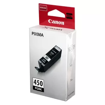 Картридж струйный Canon PGI-450PGBK (6499B001), черный, оригинальный, объем 15 мл, ресурс 375 страниц для Canon Canon PIXMA-iP7240 / iP8740 / iX6840 / MG5440 / MG5640 / MG6340 / MG6440 / MG6640 / MG7140 / MG7540 / MX924