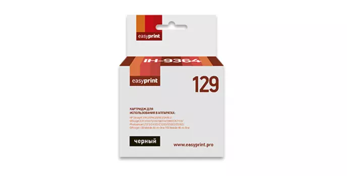 Картридж струйный EasyPrint IH-9364 (№129/C9364HE), черный, совместимый, для HP