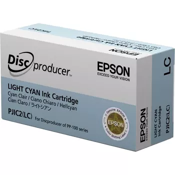 Картридж струйный Epson PJIC2(LC) (C13S020448/C13S020689), светло-голубой, оригинальный, ресурс 1000 страниц для Epson Epson PP-100 / PP-100AP / PP-100II / PP-100N / PP-100N Security / PP-50