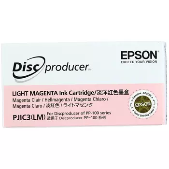 Картридж струйный Epson PJIC3(LM) (C13S020449/C13S020690), светло-пурпурный, оригинальный, ресурс 1000 страниц для Epson Epson PP-100 / PP-100AP / PP-100II / PP-100N / PP-100N Security / PP-50