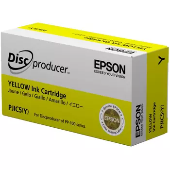 Картридж струйный Epson PJIC5(Y) (C13S020451/C13S020692), желтый, оригинальный, ресурс 1000 страниц для Epson Epson PP-100 / PP-100AP / PP-100II / PP-100N / PP-100N Security / PP-50