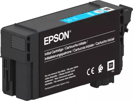 Картридж струйный Epson T40D2 (C13T40D240), синий, оригинальный, объем 50 мл для Epson SC-T3100/SC-T3100N/SC-T5100/SC-T5100N