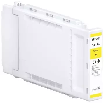 Картридж струйный Epson T41R4 (C13T41R440), желтый, оригинальный, объем 110 мл для Epson SureColor SC-T3400/SC-T3400N/SC-T3405/SC-T3405N/SC-T5400/SC-T5400M/SC-T5405