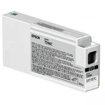 Картридж струйный Epson T596C (C13T596C00), белый, оригинальный, объем 350мл, для SP WT7900