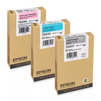 Картридж струйный Epson T603B (C13T603B00), пурпурный, оригинальный, объем 220 мл для Epson Epson Stylus Pro 7800 / 7880 / 9800