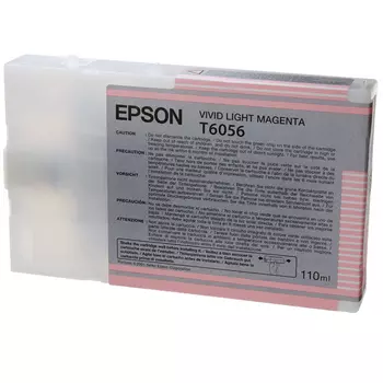 Картридж струйный Epson T605C (C13T605C00), светло-пурпурный, оригинальный, объем 110мл, для Epson Stylus Pro 4800